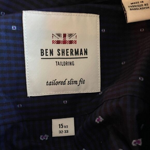 Ben Sherman Tailored Slim Fit Dress Shirt - Picture 6 of 6